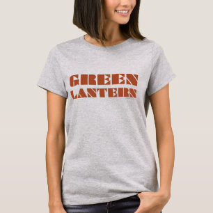 T-shirt Logo de lanterne verte - Tan