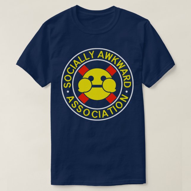 T-shirt Logo de l'Association Sociale Awkward (Design devant)