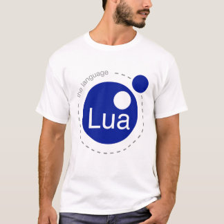 T-shirt logo de lua