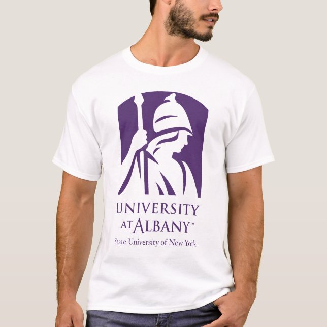 T-shirt Logo de l'Université d'Albany (Devant)