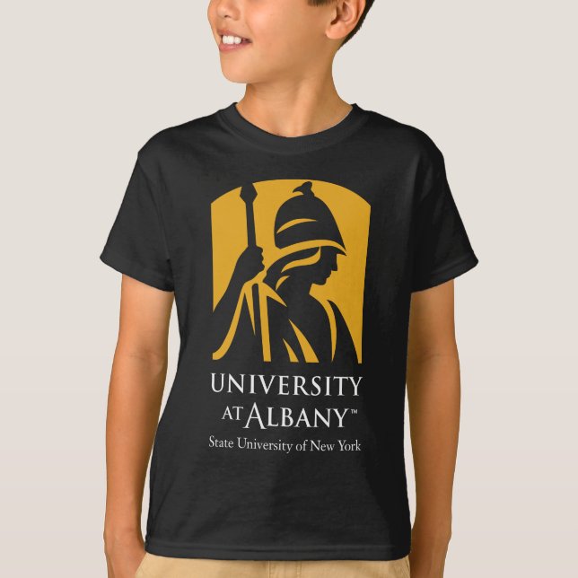 T-shirt Logo de l'Université d'Albany (Devant)