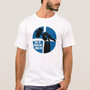 T-shirt Logo de maillet de conflit