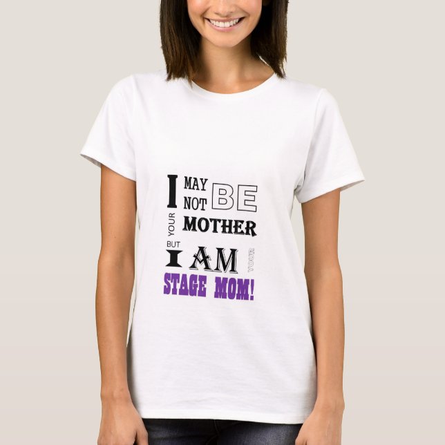 T-shirt Logo de maman d'étape (Devant)
