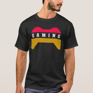 T-Shirt Logo de Manette de Jeu Vibrant