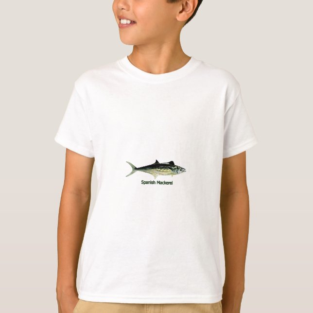 T-shirt Logo de maquereau espagnol (Devant)