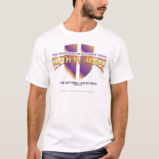 T-shirt Logo de marcheur de foi (Devant)