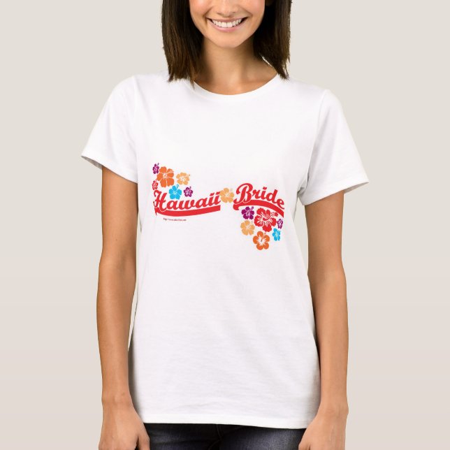 T-shirt Logo de mariage de destination de mariage de marié (Devant)