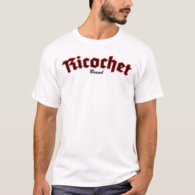 T-shirt Logo de marque de ricochet - version 2 (Devant)