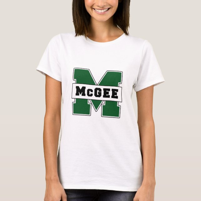 T-shirt Logo de McGee de Collégial-Style (Devant)