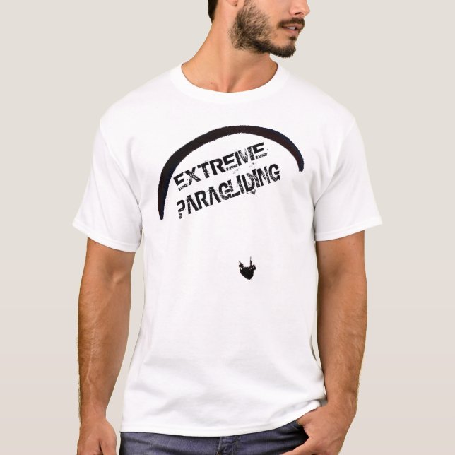 T-shirt logo de parapentisme avec la citation (Devant)