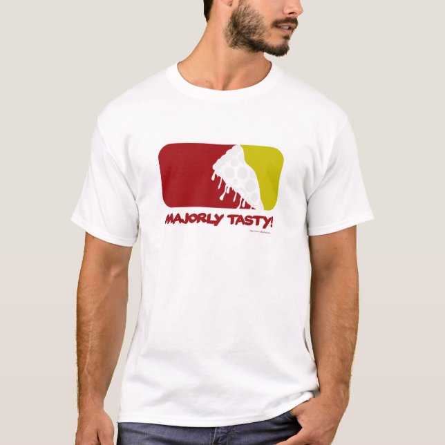 T-shirt Logo de parodie Pizza MVP (Devant)