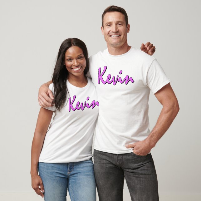 T-shirt Logo de Pink Kevin sur Débardeur blanc (Unisexe)