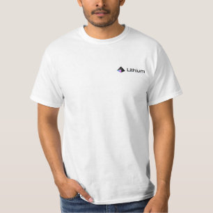 T-shirt Logo de poche de lithium