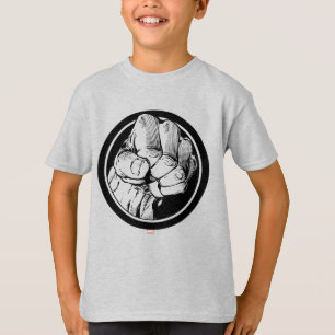 T-shirt Logo de poing Avengers Hulk