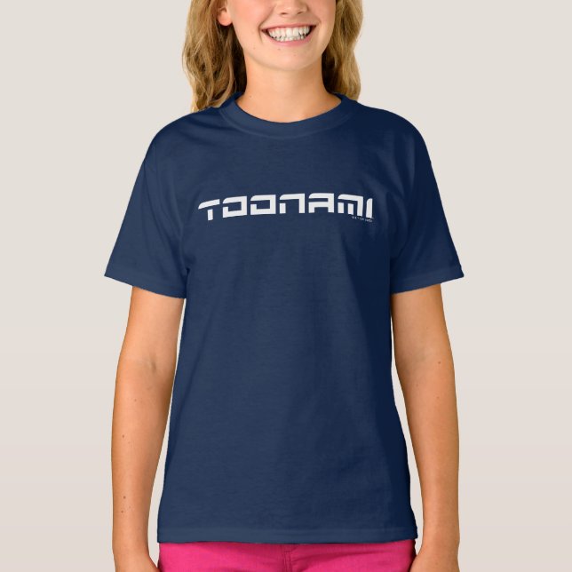 T-shirt Logo de police futuriste Toonami (Devant)