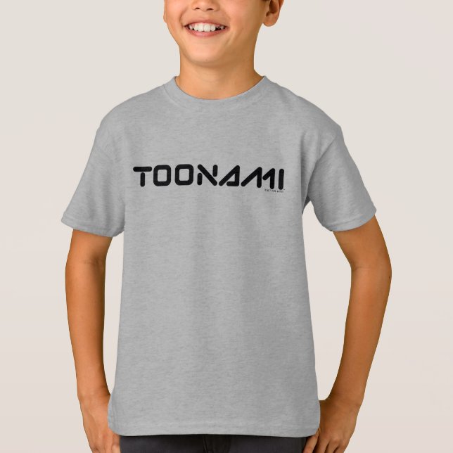 T-shirt Logo de police numérique Toonami (Devant)