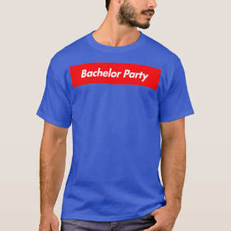 T-shirt Logo de Red Box pour l'enterrement de vie de garço