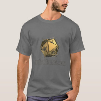 T-shirt Logo de règles de combat explosant D20