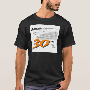 T-shirt Logo de réunion de classe d'ACHS 30ème
