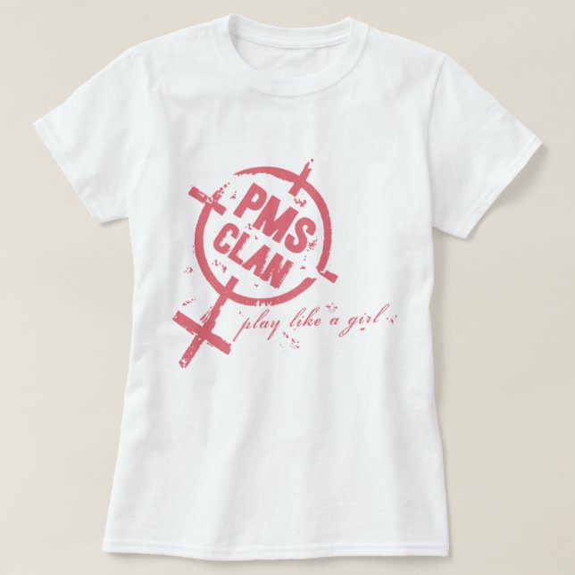 T-shirt Logo de rose de chemise de PMS (Design devant)