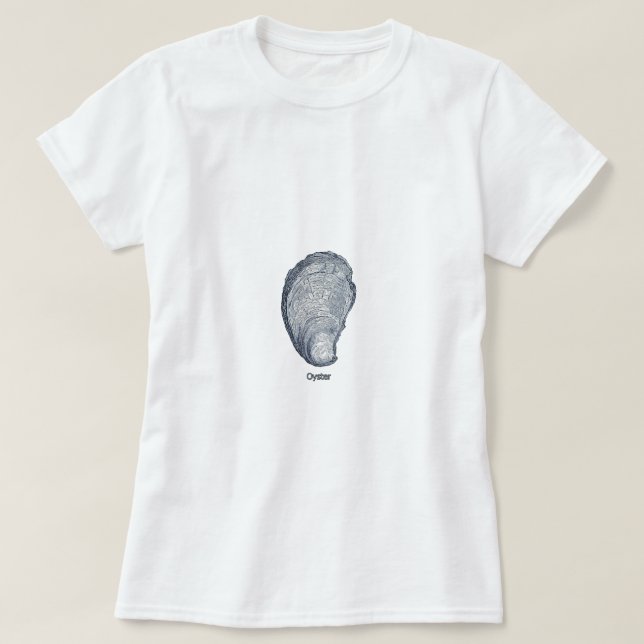 T-shirt Logo de Shell d'huître (Design devant)