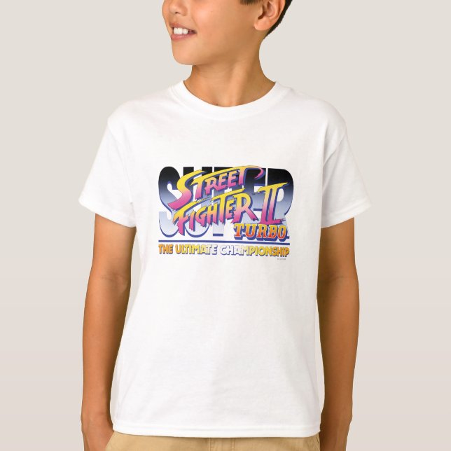 T-shirt Logo de Street Fighter II Turbo UC (Devant)