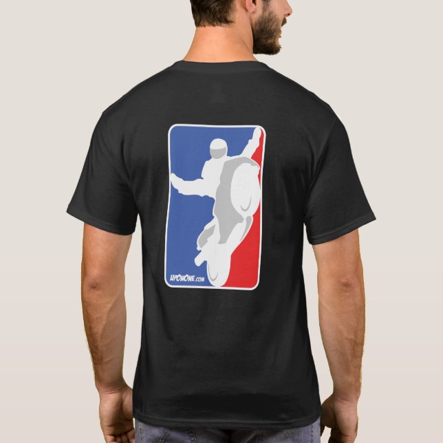 T-shirt logo de style de NBA d'UpOnOne.com (Dos)