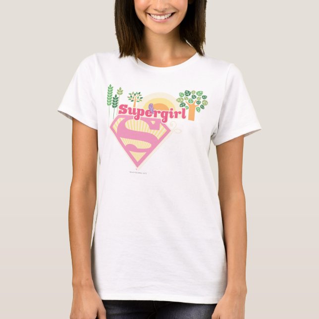 T-shirt Logo de Supergirl (Devant)
