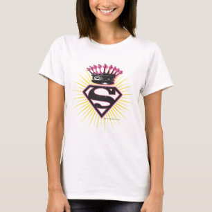 T-shirt Logo de Supergirl avec la couronne