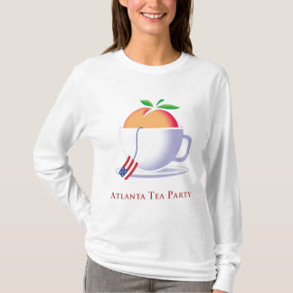 T-shirt Logo de thé d'Atlanta avec la pêche