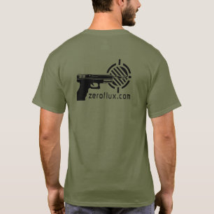 T-shirt Logo de tir d'action de Zeroflux modéré