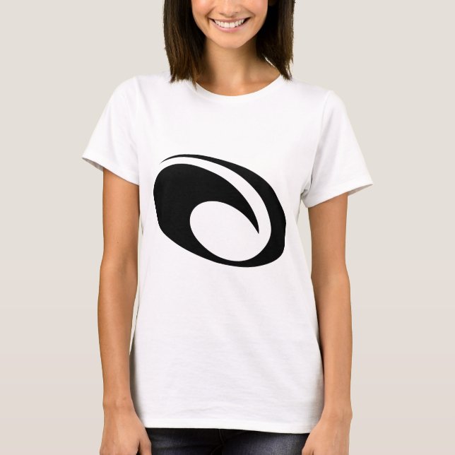 T-shirt Logo de vague d'OMaui (Devant)