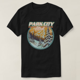 T-shirt Logo de voyage de Park City Utah