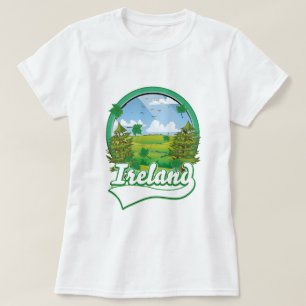 T-shirt logo de voyage Irlande