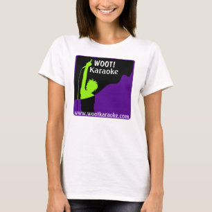 T-shirt Logo de Wootkaraoke, WOOT ! , Karaoke,