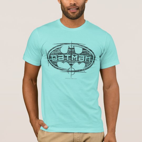 T-shirt Logo d'ébauche de Batman |