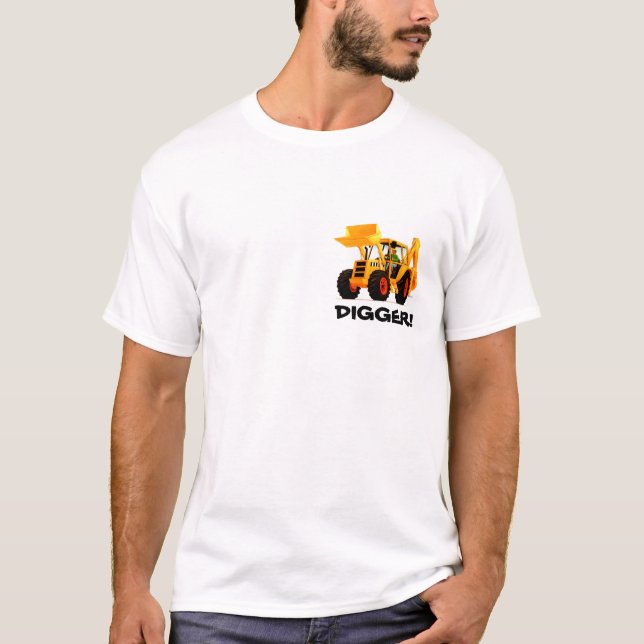 T-shirt Logo défonceur jaune nommé fait sur commande de (Devant)
