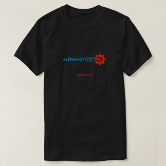 T-shirt Logo d'engrenage automobile