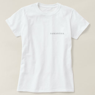 T-shirt Logo d'entreprise Employé Personnel Nom Marque de