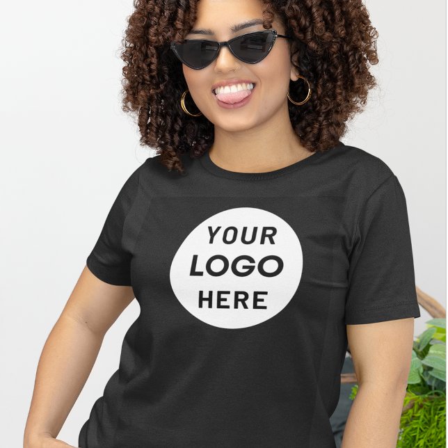 T-shirt Logo d'entreprise personnalisé | Personnel de l'en (Créateur téléchargé)