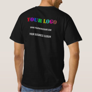 T-shirt Logo d'entreprise personnalisé Texte Entreprise T-