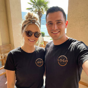 T-shirt Logo d'entreprise personnalisé Uniforme employé