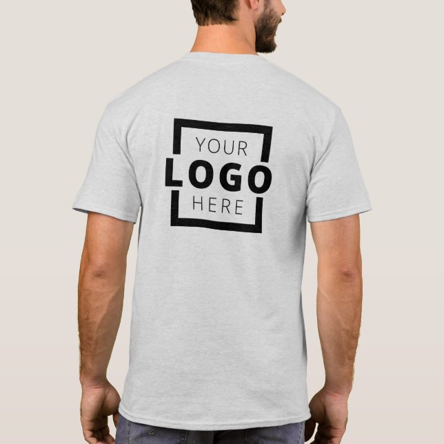 T-shirt Logo d'entreprise personnalisé Uniforme employé (Dos)