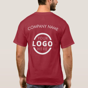 T-shirt Logo d'entreprise personnalisé Uniforme employé