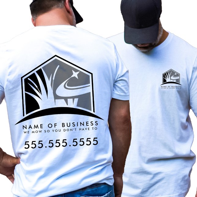 T-shirt Logo d'entretien de pelouse Professionnel Landscap (Créateur téléchargé)
