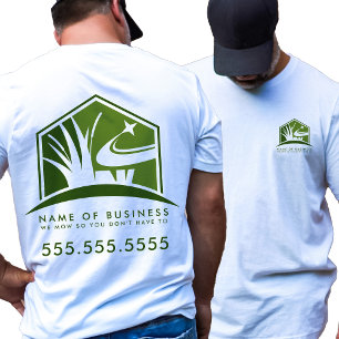 T-shirt Logo d'entretien de pelouse Professionnel Landscap