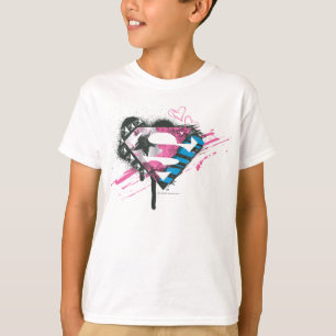 T-shirt Logo des Coeurs Supergirl