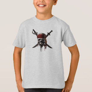 T-shirt Logo des pirates du crâne des Caraïbes
