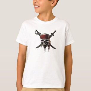 T-shirt Logo des pirates du crâne des Caraïbes