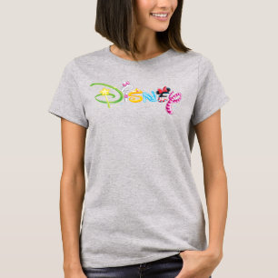 T-shirt Logo Disney   Caractères filles